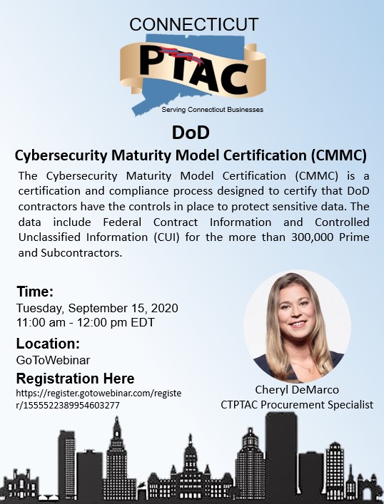 DoD Cybersecurity Maturity Model Certification (CMMC)