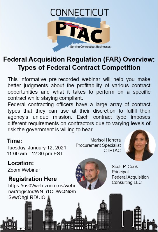 Webinar: Federal Acquisition Regulation (FAR) Overview: Types of Federal Contract Competition