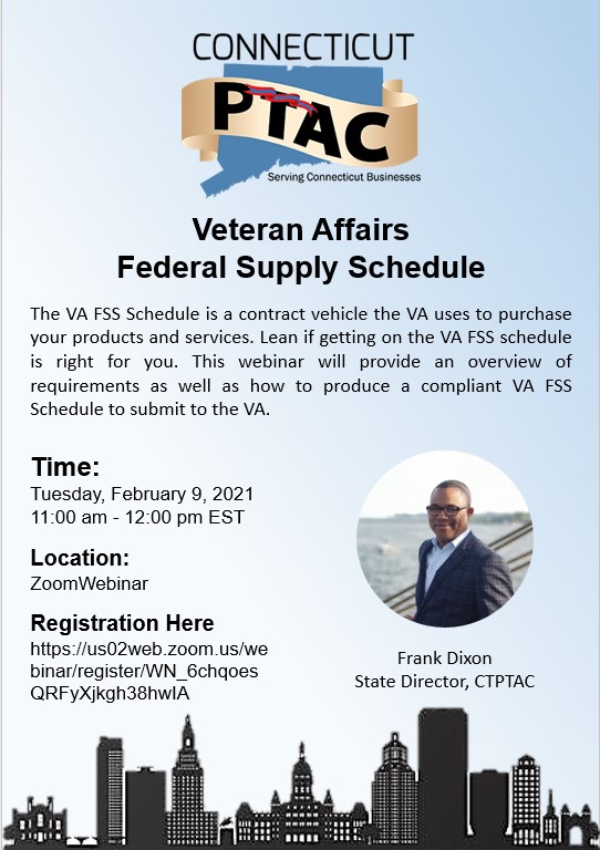 Webinar: Veteran Affairs Federal Supply Schedule