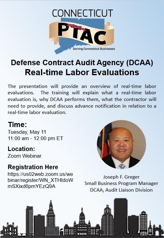 Webinar: Defense Contract Audit Agency (DCAA) Real-time Labor Evaluations