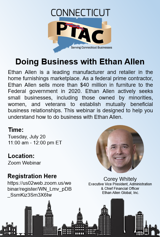 Webinar: Doing Business with Ethan Allen
