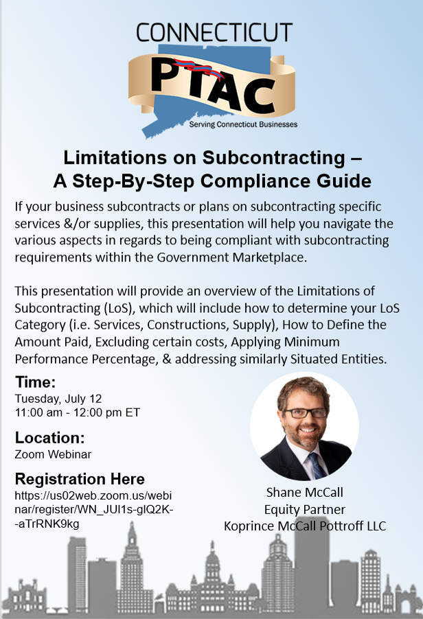 Webinar: Limitations on Subcontracting – A Step-By-Step Compliance Guide