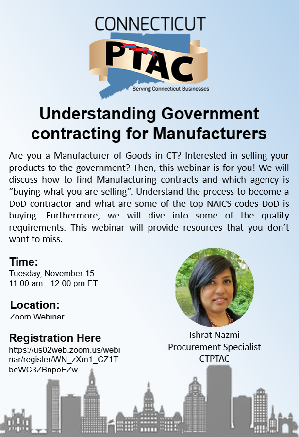 Webinar: Understanding Government contracting for Manufacturers